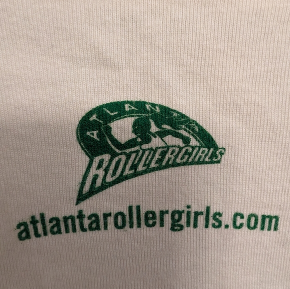 Atlanta Rollergirls fitted baseball tee size XL 'Blood Sweat Beers' - Picture 5 of 6